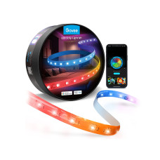 Govee LED Strip Light M1 Matter Compatible, 4-in-1 RGBIC+ Technology, 60 LEDs/m, M1 Matter Compatible, 2.4GHz Wi-Fi + Bluetooth Connectivity, 5m Length | H61E02D1